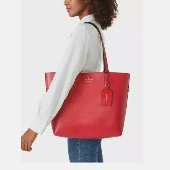 Kate Spade Wrapping Party Large Reversible Tote with Detachable Wristlet - Picture 4 of 10